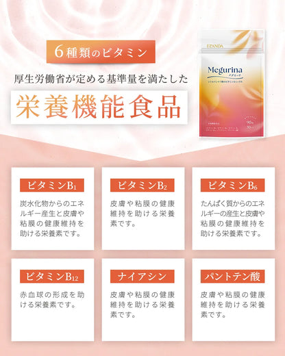 メグリーナ シトルリン＋7種のビタミンBミックス 90粒
