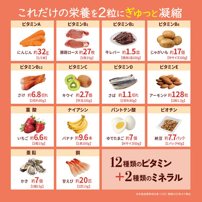 マルチビタミン＋亜鉛 60粒